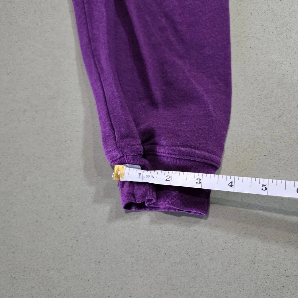 Nike Womens Just Do It Graphic Hoodie Purple Pink Funnel Neck Pullover XL